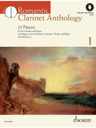 Romantic Clarinet Anthology 1 (noty na klarinet, klavír)(+audio)