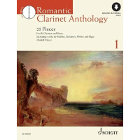 Romantic Clarinet Anthology 1 (noty na klarinet, klavír)(+audio)