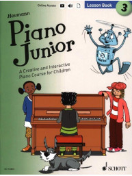 Hans-Günter Heumann: Piano Junior - Lesson Book 3 (noty na klavír)(+audio)