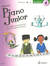 Hans-Günter Heumann: Piano Junior - Duet Book 4 (noty na klavír)(+audio)