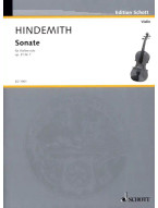 Paul Hindemith: Sonate Opus 31/1 (noty na housle)