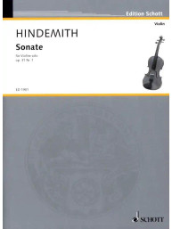 Paul Hindemith: Sonate Opus 31/1 (noty na housle)