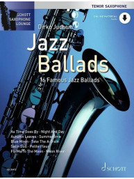 Jazz Ballads (noty na tenorsaxofon, klavír)(+audio)