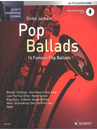 Pop Ballads (noty na altsaxofon, klavír)(+audio)