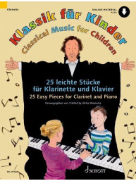 Classical Music for Children (noty na klarinet, klavír)(+audio)