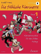 Rudolf Mauz: Die fröhliche Klarinette 1 (noty na klarinet)(+audio)