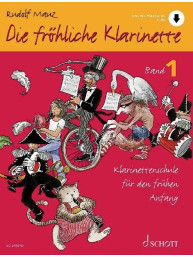 Rudolf Mauz: Die fröhliche Klarinette 1 (noty na klarinet)(+audio)