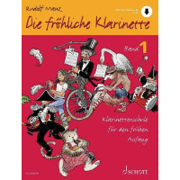 Rudolf Mauz: Die fröhliche Klarinette 1 (noty na klarinet)(+audio)