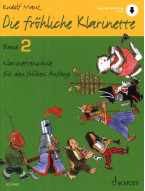 Rudolf Mauz: Die fröhliche Klarinette 2 (noty na klarinet)(+audio)
