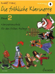 Rudolf Mauz: Die fröhliche Klarinette 2 (noty na klarinet)(+audio)