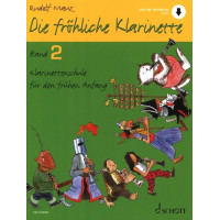 Rudolf Mauz: Die fröhliche Klarinette 2 (noty na klarinet)(+audio)