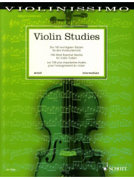 Violin Studies: 100 Most Essential Studies (noty na housle)
