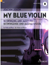 Joachim Johow: My Blue Violin (noty na housle, klavír)(+audio)