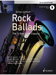 Rock Ballads (noty na altsaxofon, klavír)(+audio)