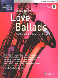 Love Ballads (noty na altsaxofon, klavír)(+audio)