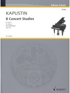 Nikolaj Kapustin: 8 Concert Studies op. 40 (noty na klavír)