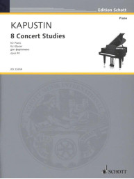 Nikolaj Kapustin: 8 Concert Studies op. 40 (noty na klavír)