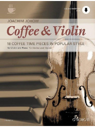 Joachim Johow: Coffee & Violin (noty na housle, klavír)(+audio)