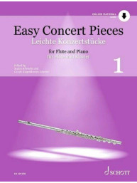 Easy Concert Pieces 1 (noty na příčnou flétnu, klavír)(+audio)