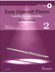 Easy Concert Pieces 2 (noty na příčnou flétnu, klavír)(+audio)