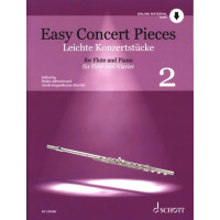 Easy Concert Pieces 2 (noty na příčnou flétnu, klavír)(+audio)