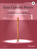 Easy Concert Pieces 1 (noty na zobcovou flétnu, klavír)(+audio) Easy Concert Pieces 1 (noty na zobcovou flétnu, klavír)(+audio)
