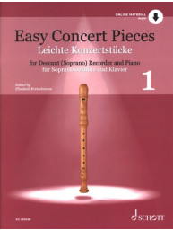 Easy Concert Pieces 1 (noty na zobcovou flétnu, klavír)(+audio)