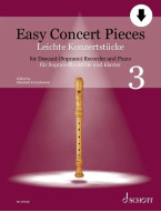 Easy Concert Pieces 3 (noty na zobcovou flétnu, klavír)(+audio) Easy Concert Pieces 3 (noty na zobcovou flétnu, klavír)(+audio)