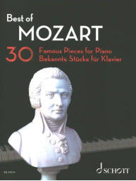 W.A. Mozart: Best of Mozart - 30 Famous Pieces (noty na klavír)
