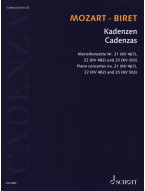 Idil Biret, Mozart: Cadenzas (noty na klavír)