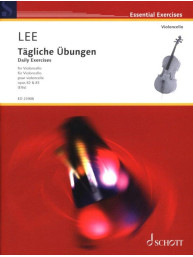 Sebastian Lee: Daily Exercises op. 82, op. 83 (noty na violoncello)