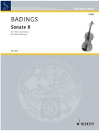 Henk Badings: Sonate II (noty na housle, klavír)