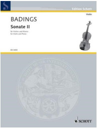 Henk Badings: Sonate II (noty na housle, klavír)