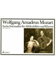W.A. Mozart: 6 Serenaden 2 in F-Dur (noty na zobcovou flétnu, klavír)
