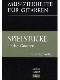 Konrad Wölki: Spielstücke für drei Gitarren (noty na kytaru)
