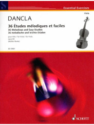 Charles Dancla: 36 Melodious and Easy Studies op. 84 (noty na violu)