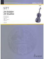 Hans Sitt: 24 Studies Op. 32 Vol. 1 (noty na violu)