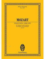 W.A. Mozart: Exsultate, Jubilate K 165 (noty, partitura)