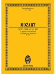 W.A. Mozart: Exsultate, Jubilate K 165 (noty, partitura)