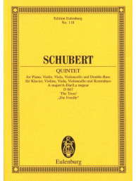Franz Schubert: Quintet In A Major D667 'The Trout' (noty, partitura)