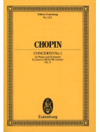 Frédéric Chopin: Concerto No. 1 e-Moll op. 11 (noty, partitura)