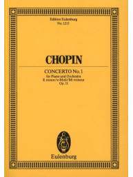 Frédéric Chopin: Concerto No. 1 e-Moll op. 11 (noty, partitura)