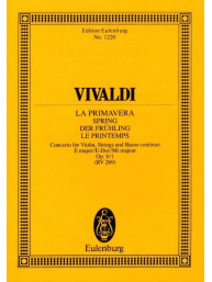 Antonio Vivaldi: The Four Seasons Op. 8 No. 1 RV 269 / PV 241 - Spring (noty, partitura)