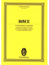 William Boyce: Concerto grosso E minor (noty, partitura)