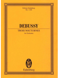 Claude Debussy: Trois Nocturnes (noty, partitura)