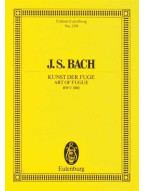 J.S. Bach: Kunst der Fuge BWV 1080 (noty, partitura)