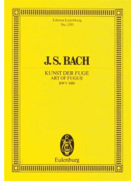 J.S. Bach: Kunst der Fuge BWV 1080 (noty, partitura)