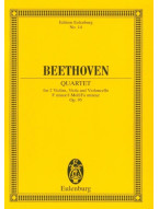 Beethoven: Quartet F Minor Op 95 (noty, partitura)