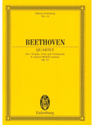 Beethoven: Quartet F Minor Op 95 (noty, partitura)