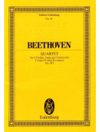 Beethoven: Quartet In F Major Op. 18 No. 1 (noty, partitura)